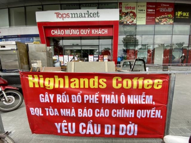 Bị tố chậm trả tiền mặt bằng, gây rối trật tự: Highlands Coffee nói gì?