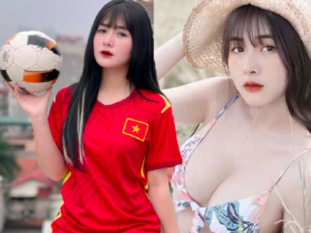 Hot girl vô tư nhảy nhót ở SVĐ Mỹ Đình phản ứng ”lạ” khi bị dân mạng chỉ trích