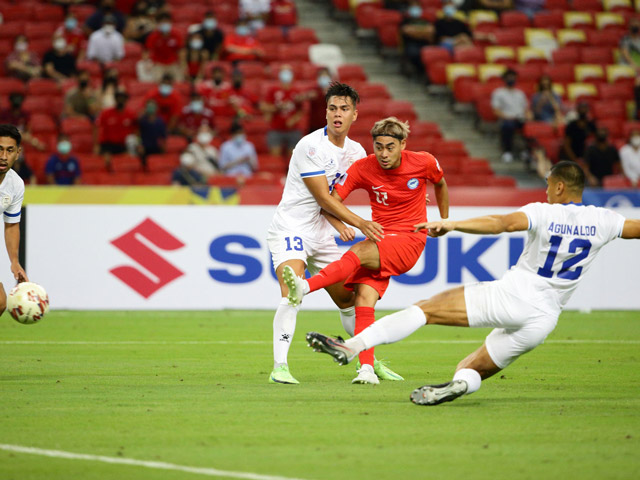 Video bóng đá Philippines - Singapore: Hiệp hai bùng nổ, rượt đuổi hấp dẫn (AFF Cup)