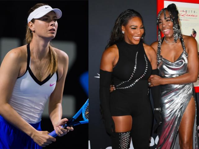 Sharapova ”hít khói” Chị em nhà Serena Williams về tiền thưởng từ tennis