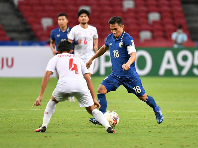 Video bóng đá Thái Lan - Myanmar: Cú đúp ngôi sao, 4 bàn thuyết phục (AFF Cup)