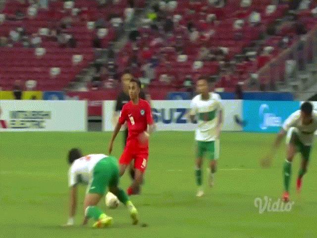 Video bóng đá Singapore - Indonesia: Nỗ lực ngược dòng, hồi hộp chờ tái đấu (bán kết AFF Cup 2021)