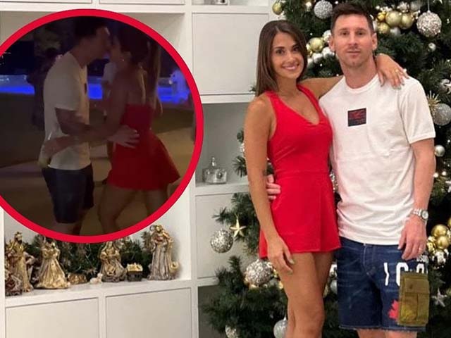 Lộ cảnh Messi ôm vợ nhảy cực sung, vợ đẹp khoe ảnh bikini 3 vòng cực chuẩn