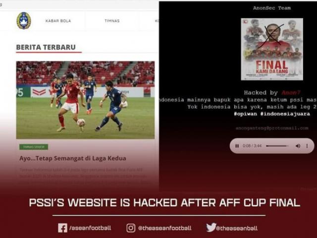 Đội nhà bị vùi dập, NHM Indonesia phá website của liên đoàn