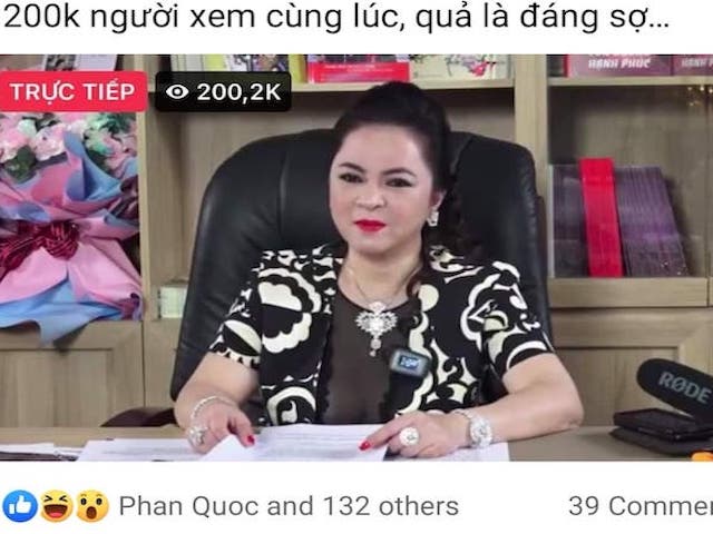 Bà Nguyễn Phương Hằng lọt ”top” 5 nhân vật của năm trên Google Trends
