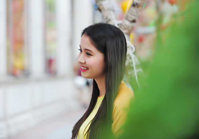 Nụ cười rạng rỡ của Người đẹp Hoa anh đào