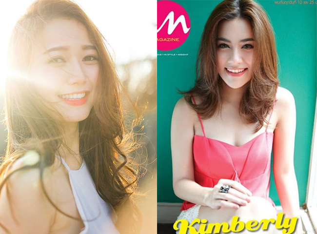 Nhung Gumiho khiến fan ngây ngất với nụ cười “tỏa nắng”. Cô bạn Kimberley Anne Tiamsiri lại khiến người đối diện ấn tượng bởi vẻ đẹp quyến rũ.