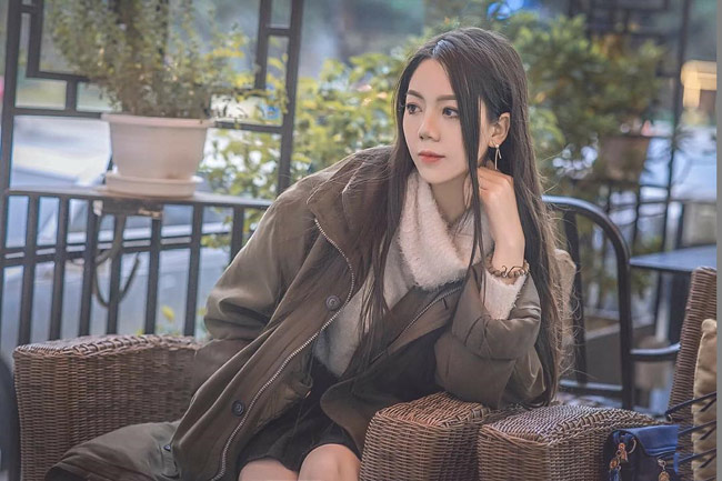 Gương mặt xinh đẹp không kém hot girl của nữ sinh Hà thành.&nbsp;