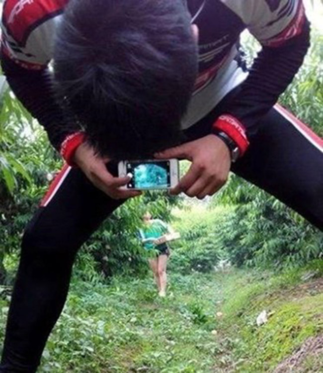 Haha, cuối cùng thì anh cũng &#34;chộp&#34; được rồi nhé.
