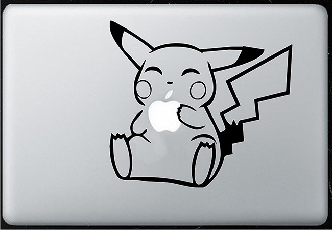 Pokémon đang ăn quá táo của Apple.