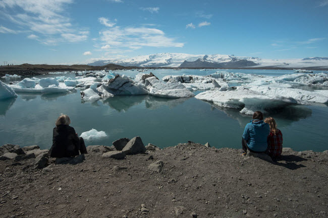 Hồ băng Jökulsárlón.