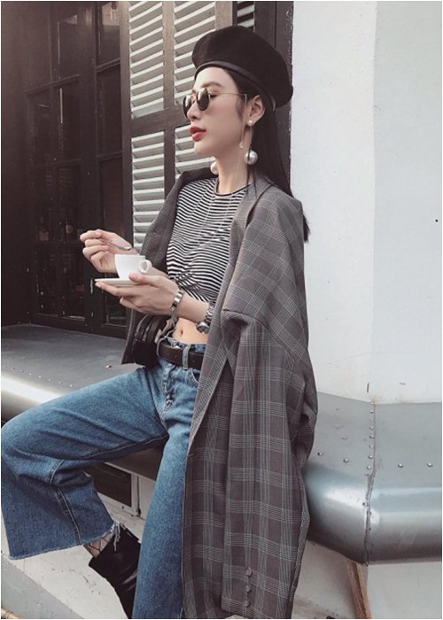 Ngày lạnh, các hot girl Việt mặc đẹp không thua gì sao quốc tế - 5