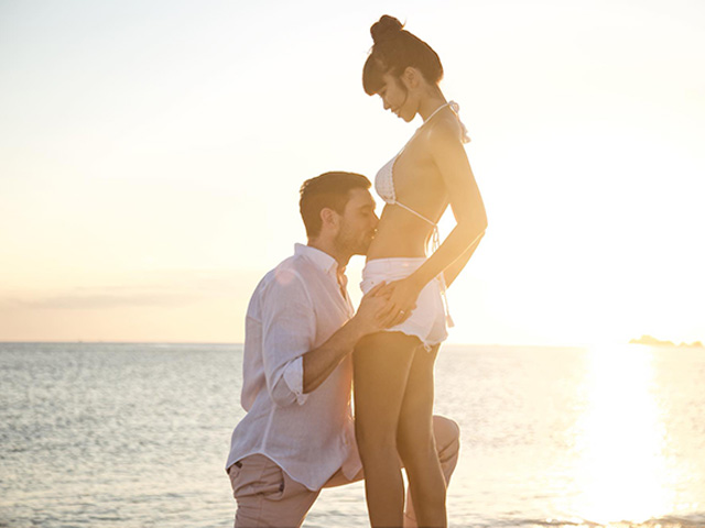 Người mẫu - Hoa hậu - Siêu mẫu Hà Anh có bầu 3 tháng với chồng Tây