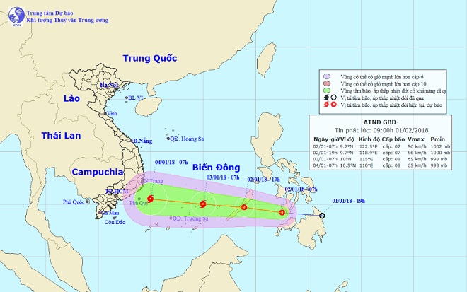 Tối nay, áp thấp nhiệt đới vào Biển Đông, khả năng mạnh lên thành bão - 1