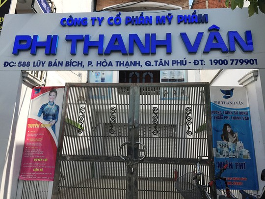 Tạm đình chỉ xưởng sản xuất mỹ phẩm Phi Thanh Vân - 1