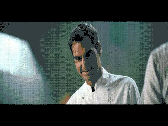 Federer ”múa dao” điệu nghệ, đọ tài với siêu đầu bếp
