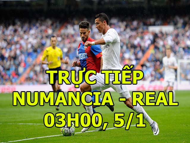 TRỰC TIẾP Numancia - Real Madrid: Bale đá chính
