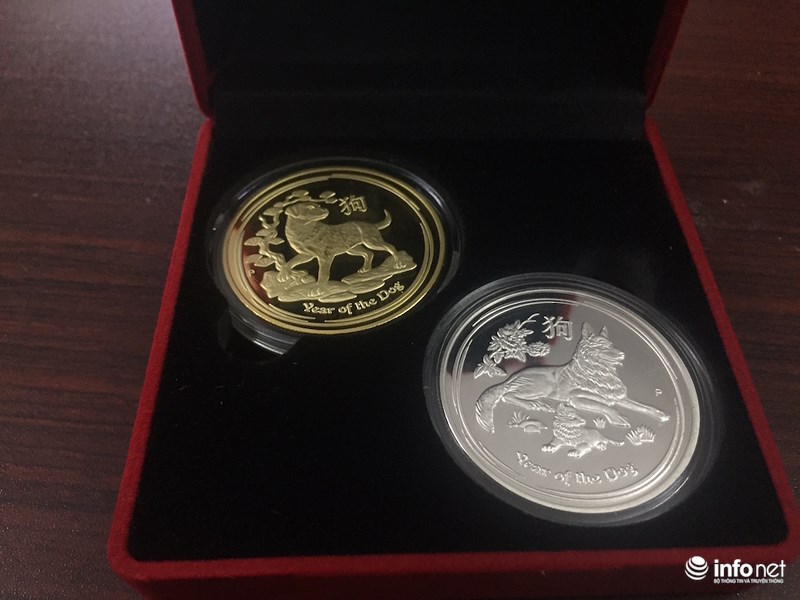 Đua nhau “săn” tiền lưu niệm hình linh vật Xuân Mậu Tuất 2018 - 11