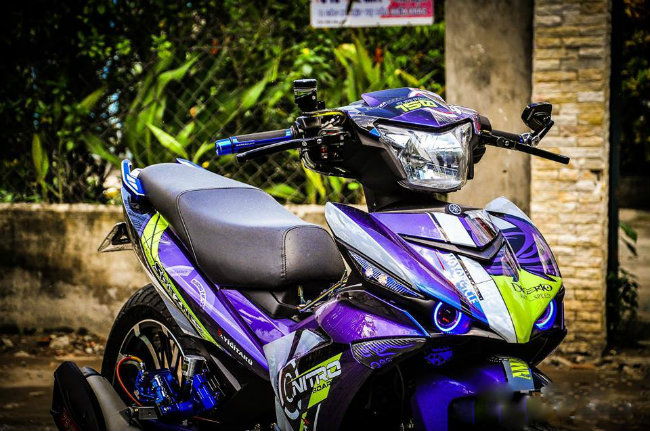 Chuyên trang xe Motohits (Indonesia) đã dành những lời "có cánh" để ca ngợi ấn phẩm Yamaha Exciter độ này của dân chơi Việt. Ảnh Exciter độ của dân Việt. Nguồn: Motohits.