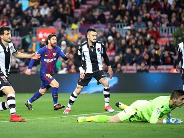 Barcelona - Levante: Đãi mắt khán giả, siêu phẩm vô-lê