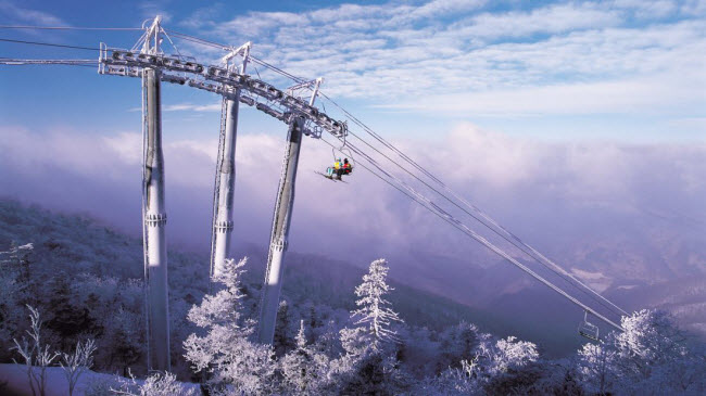 PyeongChang, Hàn Quốc: Thành phố này sẽ tổ chức Thế vận hội mùa đông vào tháng 2 tới và nơi đây được dự đoán sẽ trở thành địa điểm nghỉ dưỡng trượt tuyết nổi tiếng khắp thế giới.