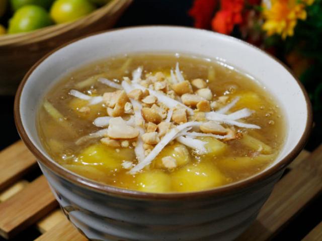 Ẩm thực - Công thức làm chè sắn ngọt bùi, nóng hổi ăn một lần là nhớ suốt đời