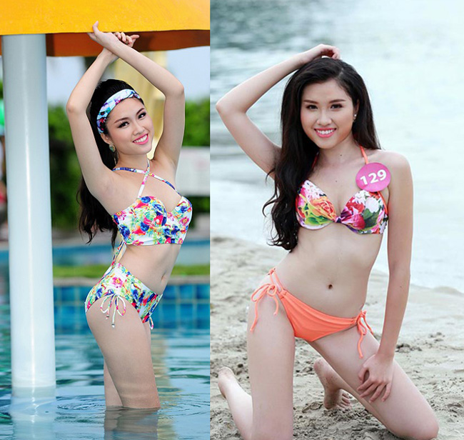 Cô từng lọt top 15 Hoa hậu Hoàn vũ Việt Nam năm 2015.