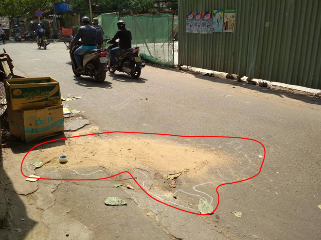 Thanh niên ngã gục dưới đường vì thanh sắt “trên trời” - 1