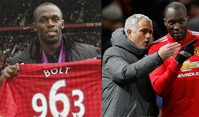 Usain Bolt mới đá bóng đã ra oai: Chê MU - Mourinho, khinh Lukaku - 1