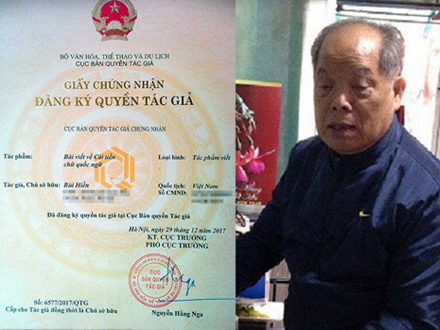 Tin tức trong ngày - Cải tiến "tiếw Việt" của PGS Bùi Hiền được cấp giấy chứng nhận bản quyền