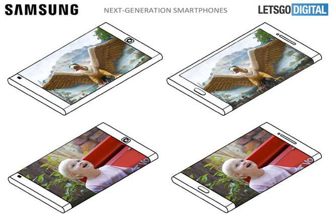 Ba ý tưởng tương lai từ điện thoại với màn hình 2 bên của Samsung - 1