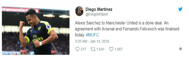 MU đạt thỏa thuận mua Sanchez: Chuyên gia xác nhận, triệu fan mơ vô địch C1 - 1