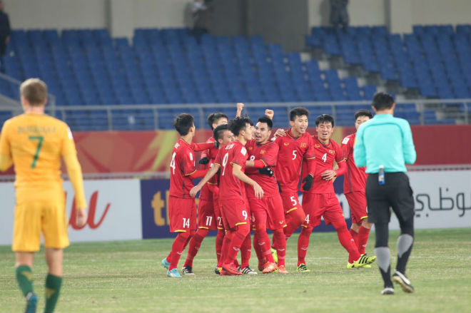 U23 Việt Nam lên đồng thắng U23 Úc: Chấn động châu Á, rộng cửa vào tứ kết - 1