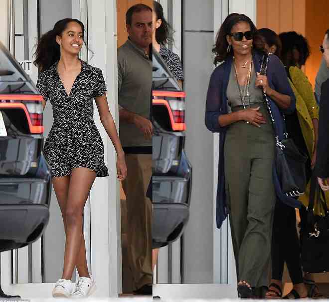 Bà Obama “gây sốt” khi mặc bikini đi nghỉ đông - 5