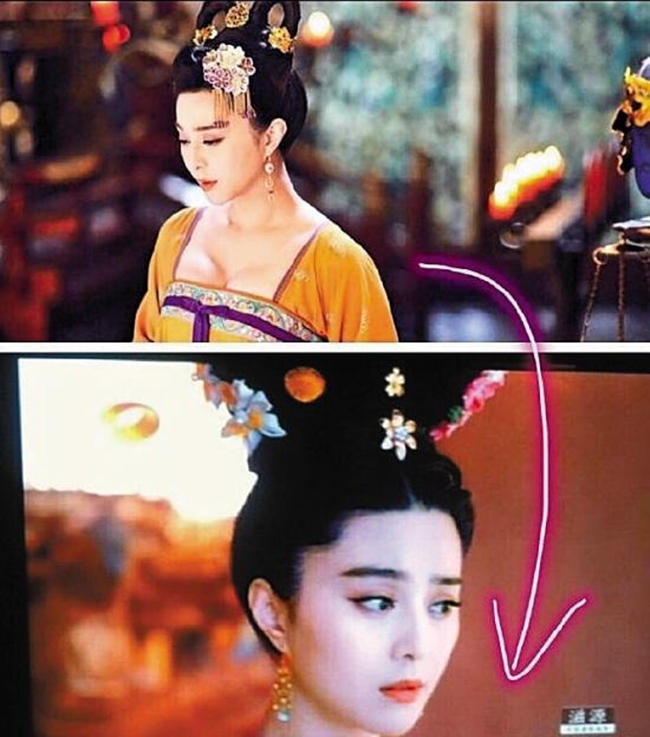 Ngay sau đó, Tổng Cục Điện ảnh đã yêu cầu đoàn phim tiết chế sự sexy bằng cách cắt bỏ phần thân của diễn viên khiến khung hình trở nên méo mó khi chỉ còn khuôn mặt của nghệ sĩ trên màn ảnh.