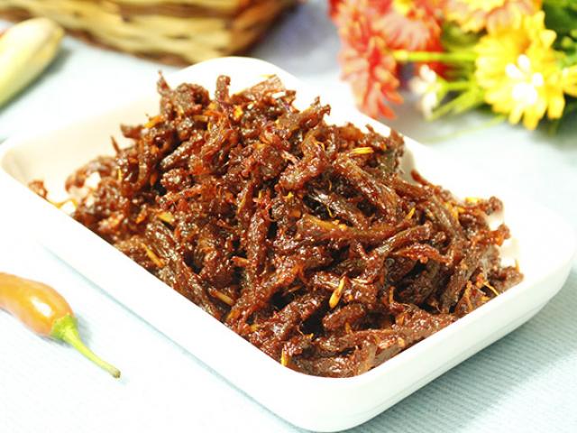 Ẩm thực - Đánh bay cả nồi cơm với thịt lợn xé sợi xào cay ngon xuýt xoa