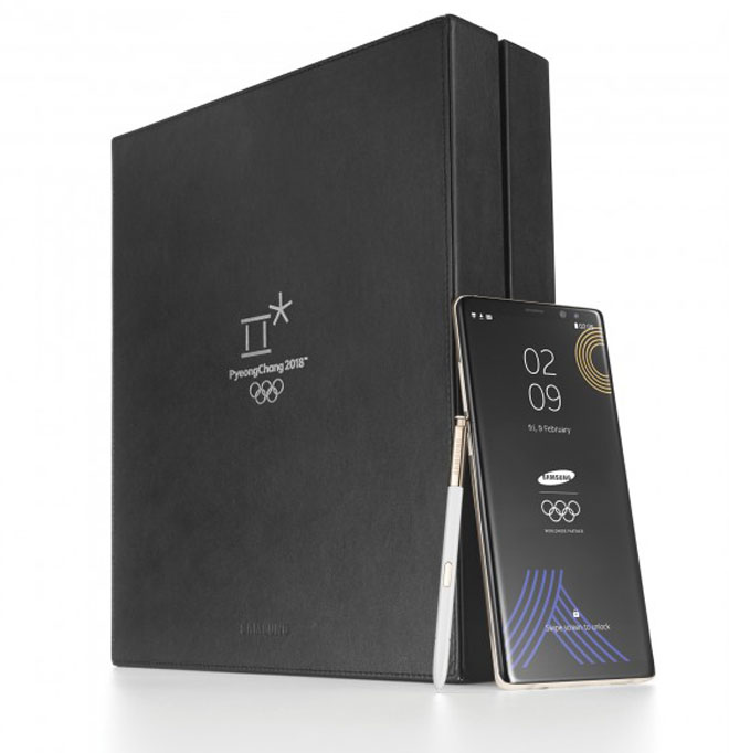 Samsung tung 4000 chiếc Galaxy Note 8 phiên bản Olympic 2018 - 2