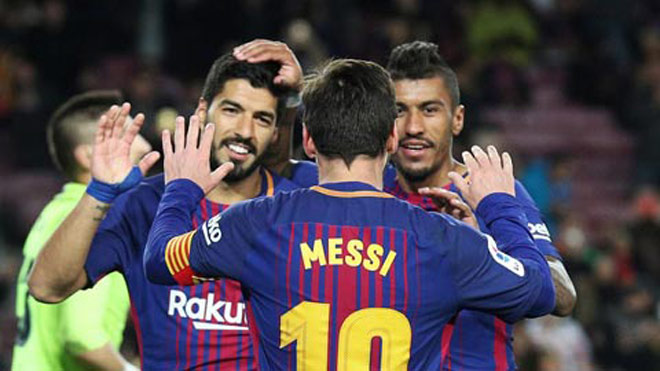 Espanyol – Barcelona: Siêu nhân Messi và “bộ ba nguyên tử” mới - 1