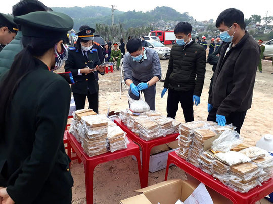 Quảng Ninh: 260 bánh heroin tan thành tro bụi - 1
