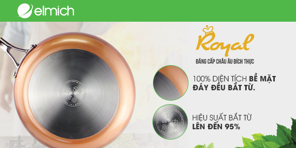 Nồi chảo Royal Elmich, tiết kiệm 30% nhiên liệu, xứng đáng có mặt trong mọi căn bếp - 3