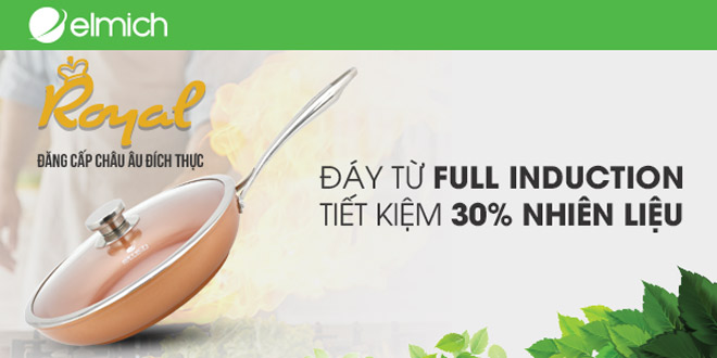 Nồi chảo Royal Elmich, tiết kiệm 30% nhiên liệu, xứng đáng có mặt trong mọi căn bếp - 2