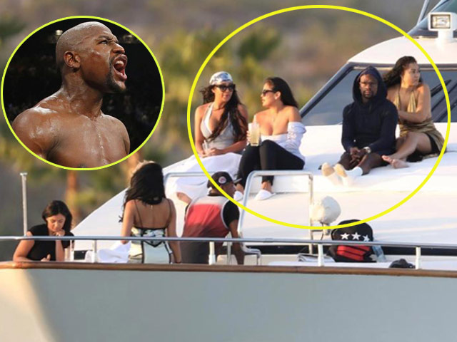 Thể thao - Nhức mắt Mayweather: Gọi 5 mỹ nữ "thiếu vải", đấm bóp trên du thuyền