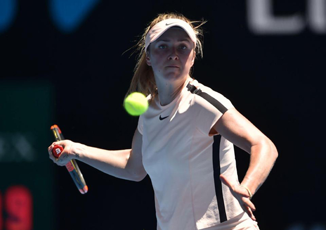 Elina Svitolina tay vợt người Ukraina là một "thế lực" mới của làng tennis đơn nữ.
