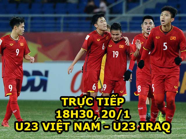 TRỰC TIẾP bóng đá U23 Việt Nam - U23 Iraq: Nỗi lo mất siêu hậu vệ