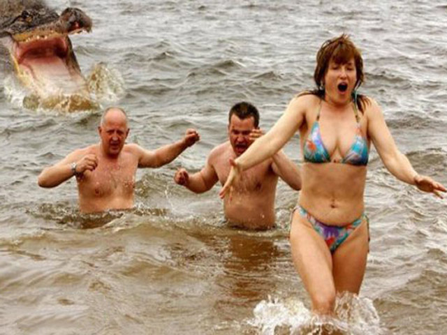 Tranh vui - Rùng mình với những con người thích trêu ngươi "tử thần"