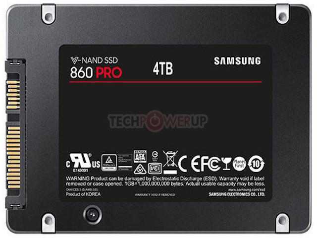 Samsung tung bộ đôi ổ cứng SSD có dung lượng tới 4TB