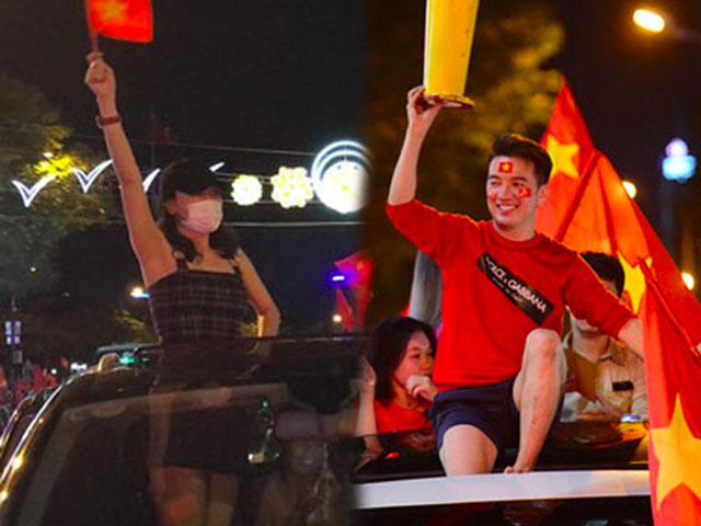 Ca nhạc - MTV - Mỹ Tâm, Mr. Đàm xuống đường “đi bão” mừng U23 Việt Nam chiến thắng