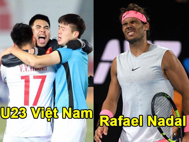 Nadal, Djokovic bị loại Australian Open: Cổ tích như U23 VN