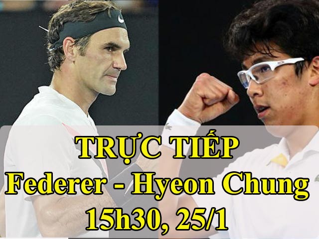 Chi tiết Federer - Hyeon Chung: Rời cuộc chơi chóng vánh (KT)