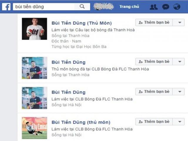 Xuất hiện tài khoản Facebook giả mạo tuyển thủ U23 Việt Nam